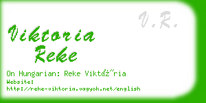 viktoria reke business card